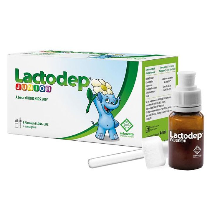 Lactodep&reg; Junior erbozeta 8 Flaconcini
