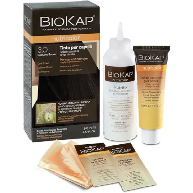 Nutricolor Tinta 3.0 Castano Scuro BioKap&reg; 140ml