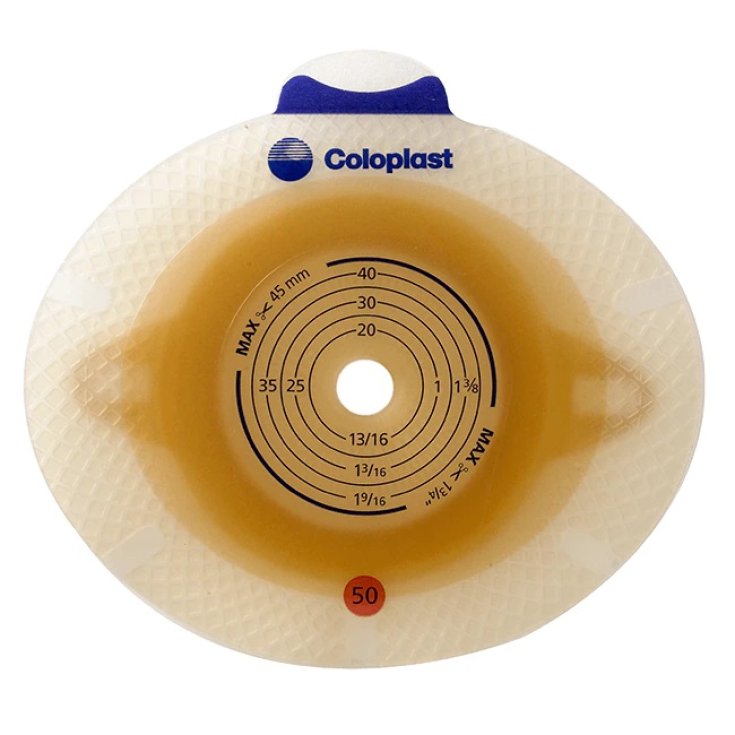 SenSura Click Placca 10041&nbsp;Fl 70mm Fo 10-65mm Coloplast 5 Pezzi