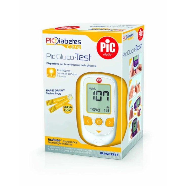 Pic GlucoTest Diary&reg; Kit PIC