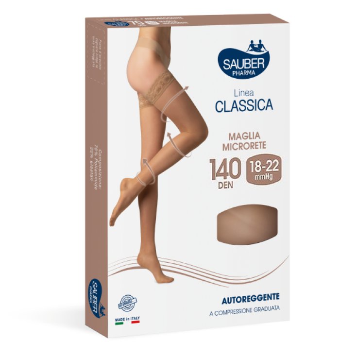 Linea Classica 140D Autoreggente Neutro Tg.4&nbsp;Sauber