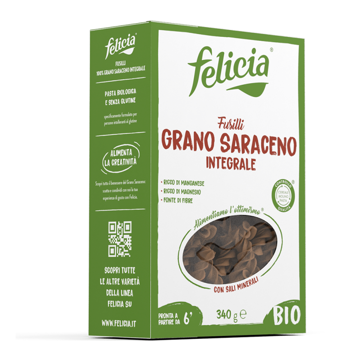 Fusilli Di Grano Saraceno Integrale Felicia Bio 340g