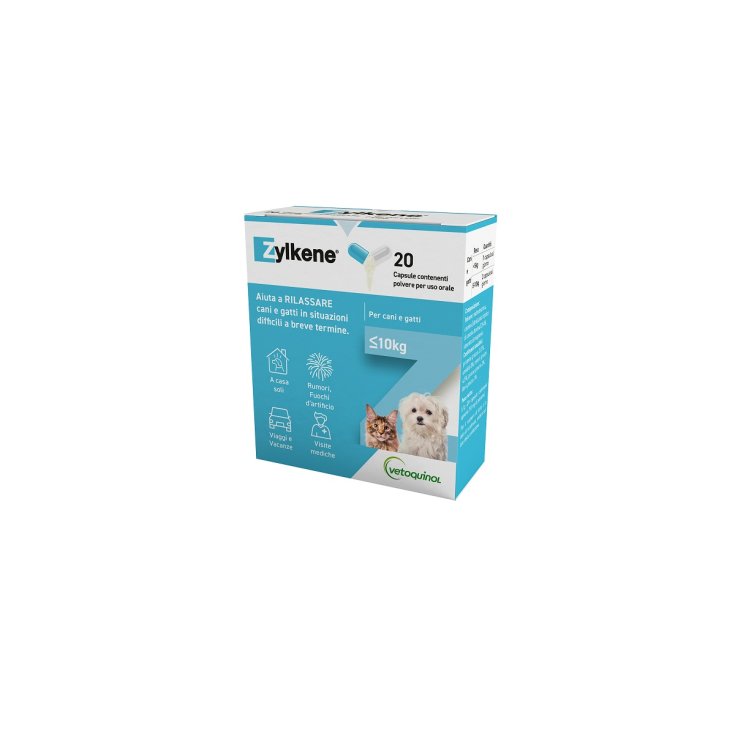 Zylkene 20 cps - <10kg cane/gatto - 75 Mg
