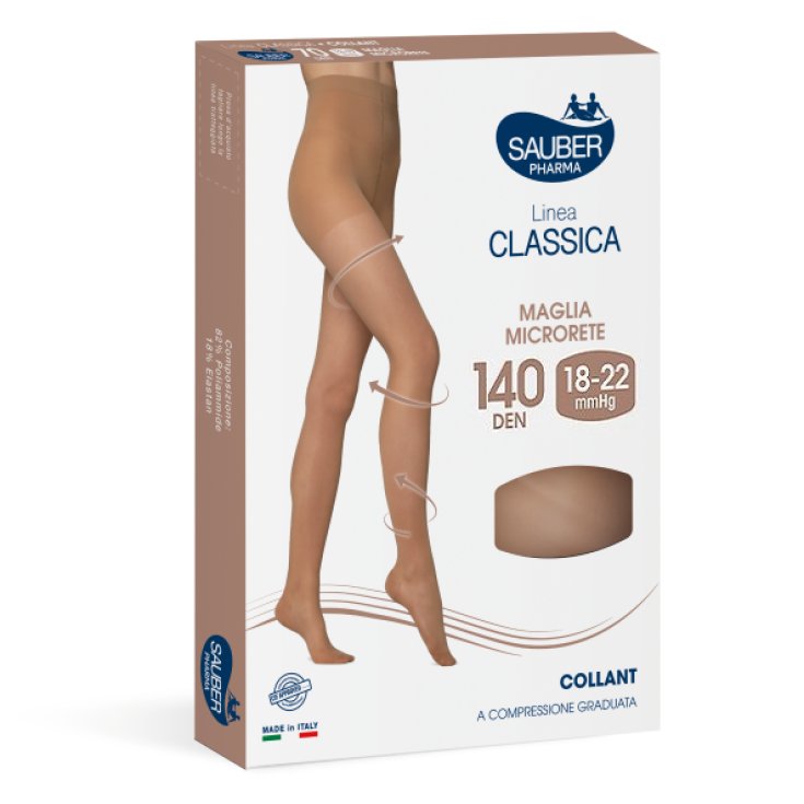 Linea Classica 140D Collant Nero Tg.2&nbsp;Sauber