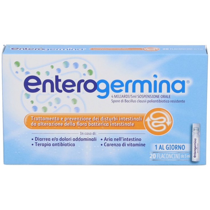 Enterogermina 4 Miliardi 20 Flaconcini Da 5ml