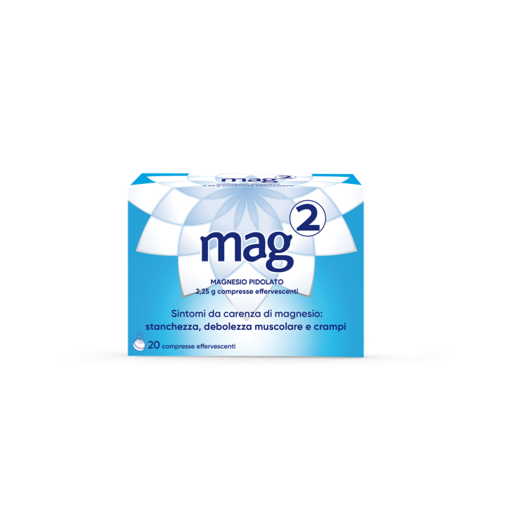 Mag 2 2,25g Integratore Alimentare 20 Compresse Effervescenti Mag 2 2,25g Integratore Alimentare 20 Compresse Effervescenti