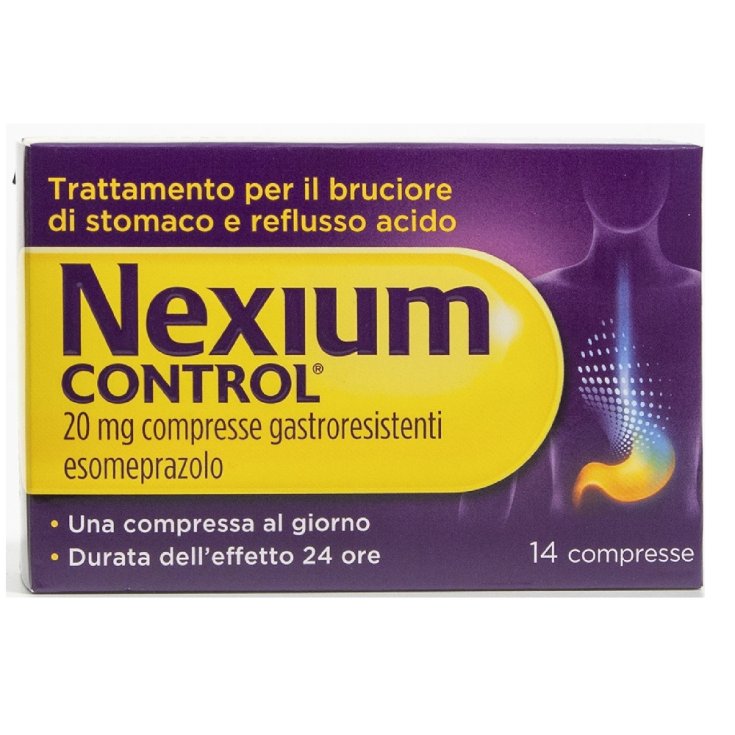 Nexium Control Esomeprazolo 20mg Dispositivo Medico 14 Compresse Gastroresistenti