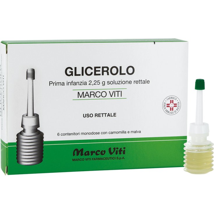 Glicerolo Marco Viti Bambini 2,25g 6 Monodose