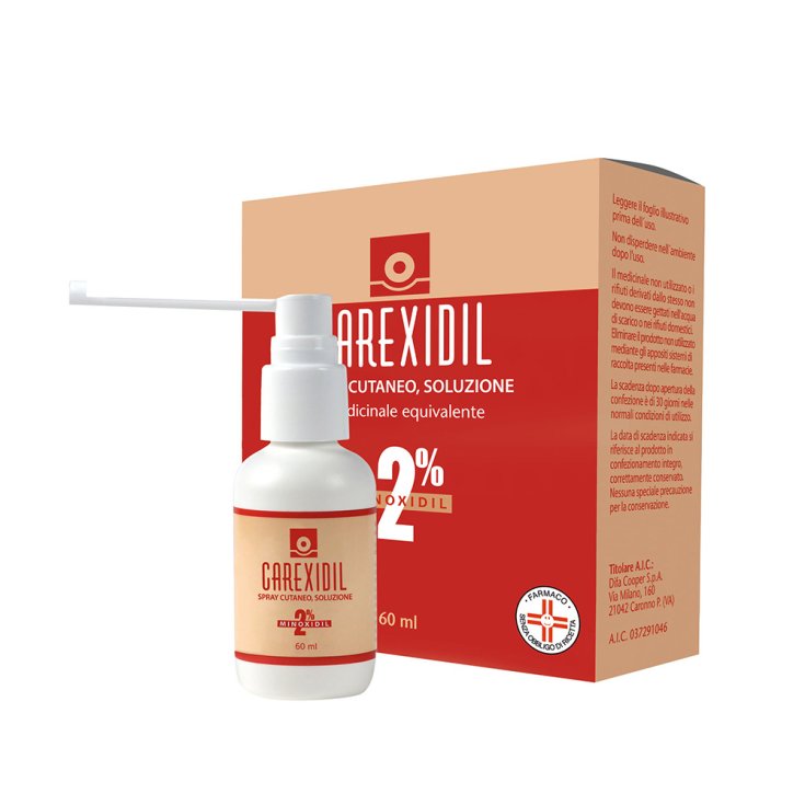 Carexidil 2%  Spray Cutaneo Dispositivo Medico 60ml
