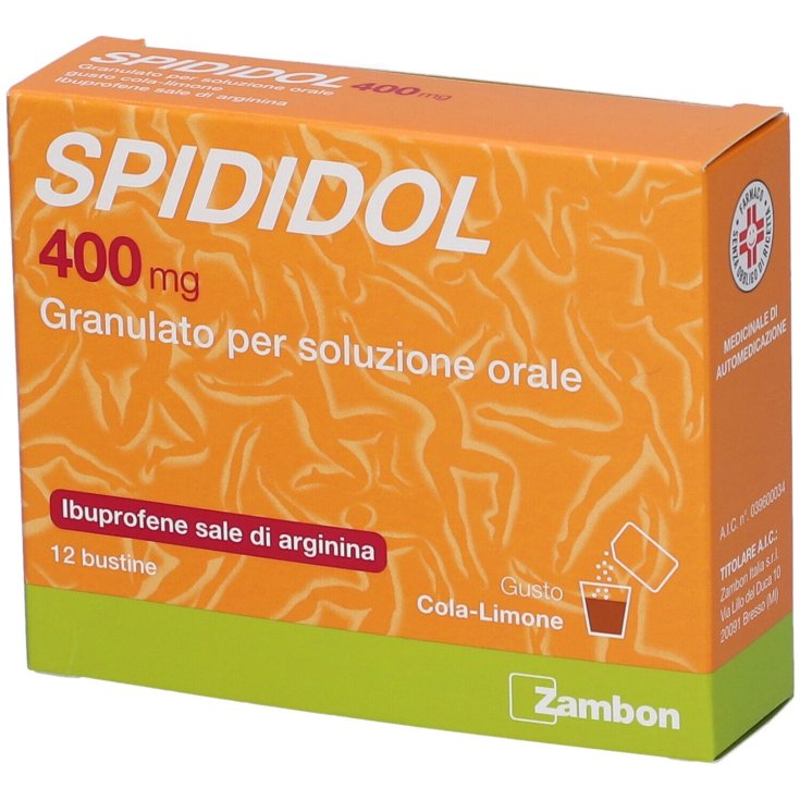 Spididol 400mg Cola Limone Zambon 12 Bustine Spididol 400mg Cola Limone Zambon 12 Bustine