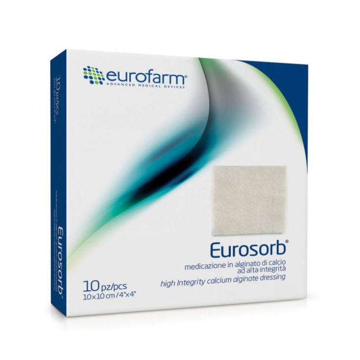 Eurosorb 5x5cm Eurofarm 10 Medicazioni