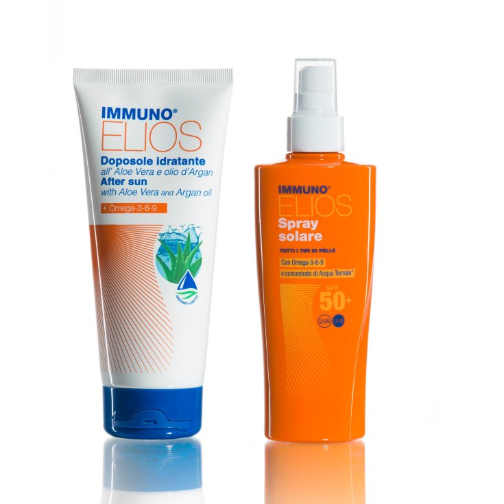 Immuno Elios Spray Solare SPF50+ e Crema Doposole Morgan Pharma 