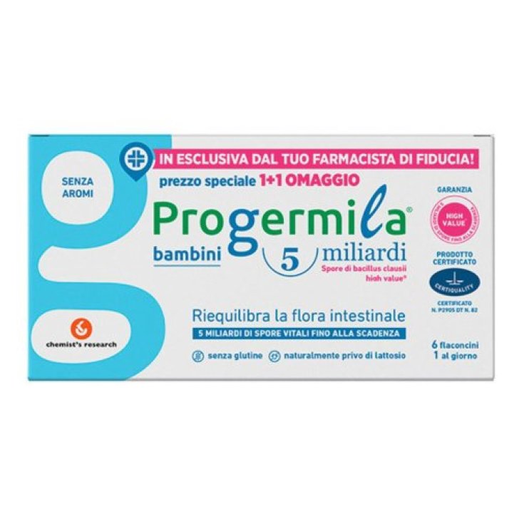 Progermila Bambini 5mld Integratore Di Fermenti Lattici 6Flaconcini