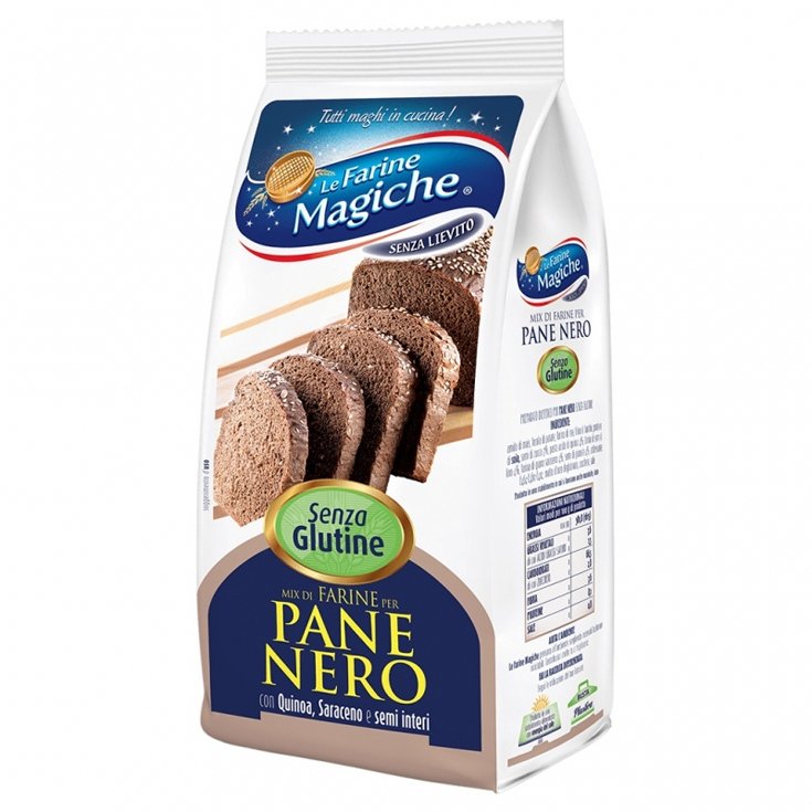 Mix Di Farina Per Pane Nero Senza Glutine Le Farine Magiche&reg; 300g
