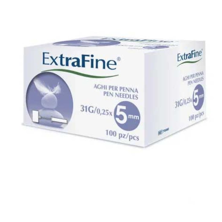 Extrafine&reg; Aghi Penna 31G x 5mm 100 Pezzi