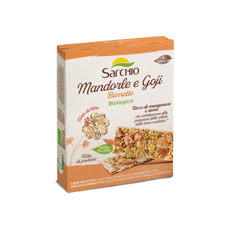 Barrette Mandorle e Goji&nbsp;Sarchio 80g