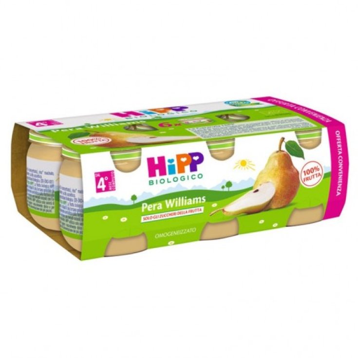 Pera Williams HiPP Biologico 6x80g