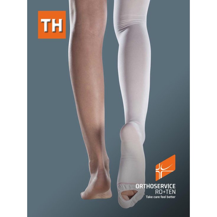 TH Anti Trombosi Monocollant P.Ispezionabile Bianco Tg.XL Lungo Ro+Ten