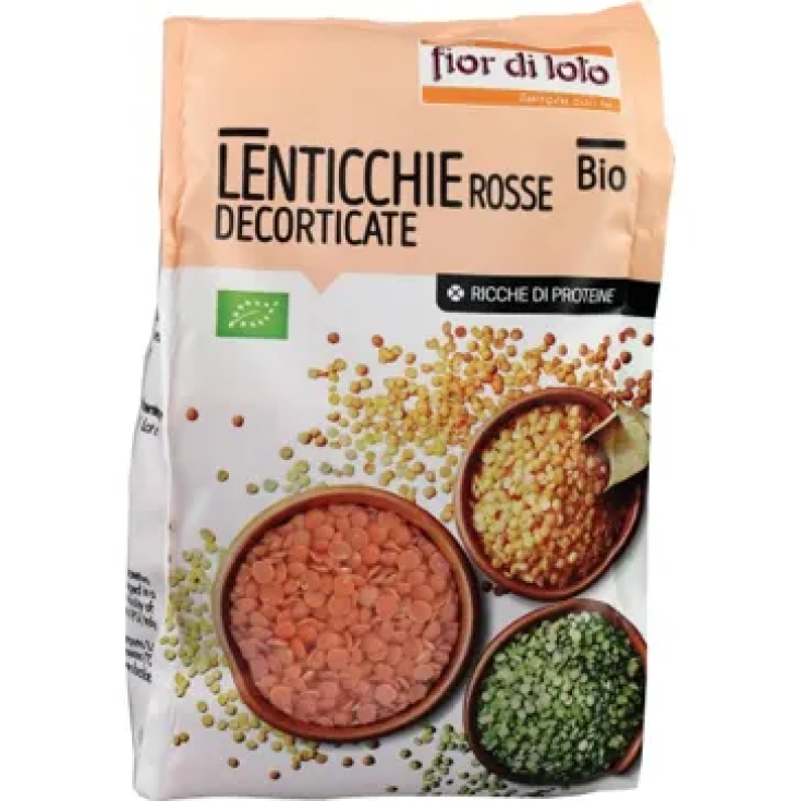 Fior di Loto Lenticchie Rosse Decorticate Biologico 400g