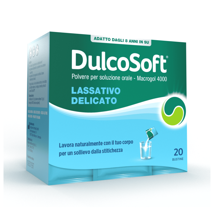 Dulcosoft Polvere Per Sospensione Orale Integratore Alimentare 20 Bustine Dulcosoft Polvere Per Sospensione Orale Integratore Alimentare 20 Bustine