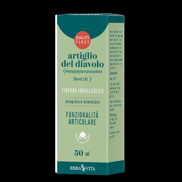 Artiglio Del Diavolo Tintura Idroalcolica Erba Vita 50ml