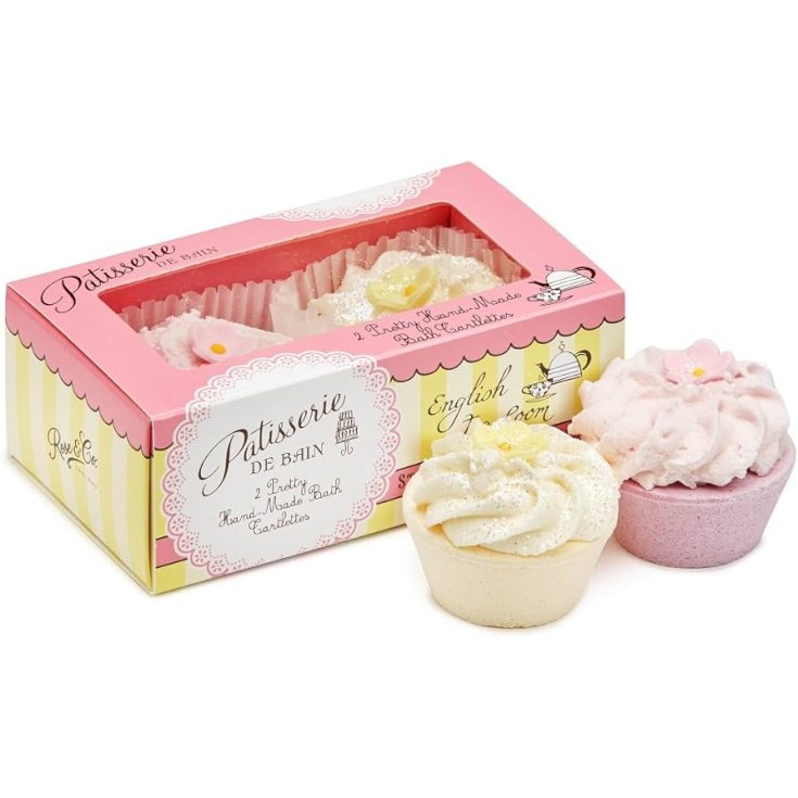 English Tea Room&nbsp;Bath Tartlets Duo Rose&Co 2x45g