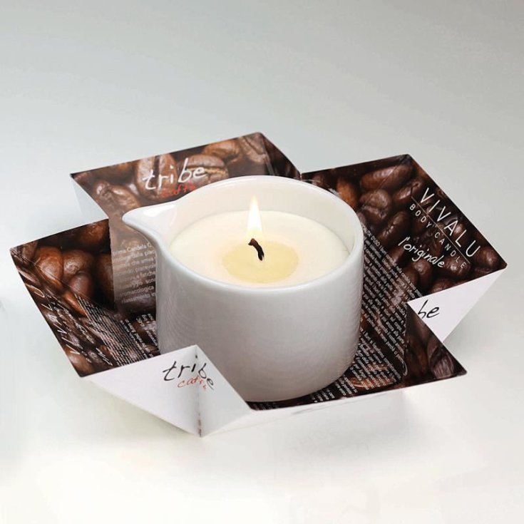 Vivalu Tribe Caffe' Massage Candle Tone Lumen&reg; 100ml