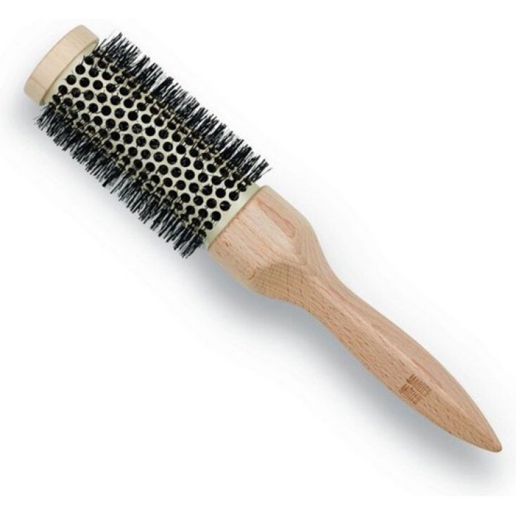Spazzola Termoceramica Manico In Legno Pg 1 Pezzo