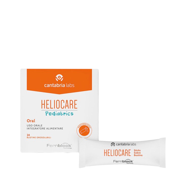Cantabria Labs Difa Cooper Heliocare Pediatrics Oral Integratore Alimentare 24 Bustine Orosolubili