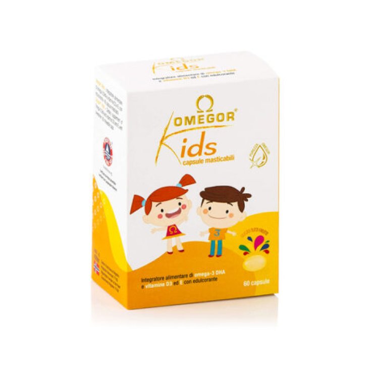 Omegor Kids U.G.A.Nutraceuticals 60 Capsule Masticabili