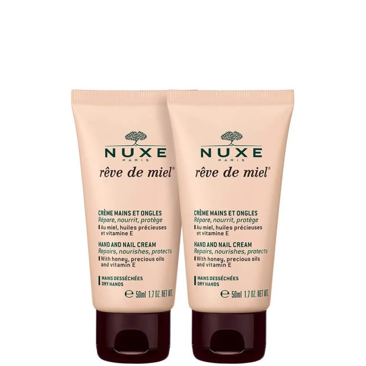 Duo Crema Mani E Unghie Al Miele R&ecirc;ve De Miel&reg; Nuxe 2x50ml