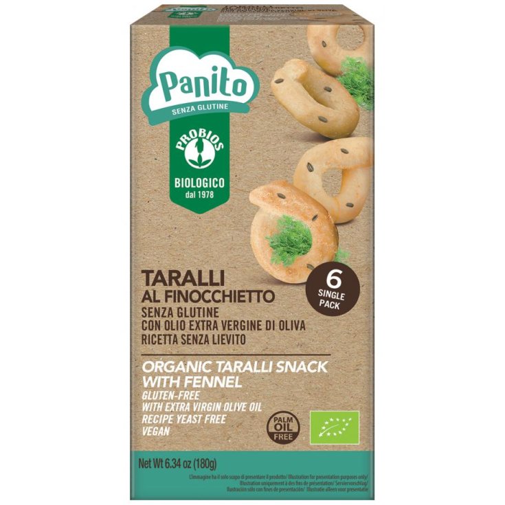 Panito Taralli Al Finocchietto Probios 6x30g