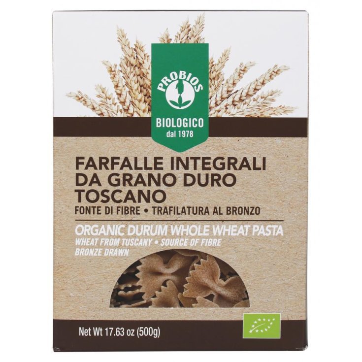 Farfalle Integrali Da Grano Duro Toscano Probios 500g