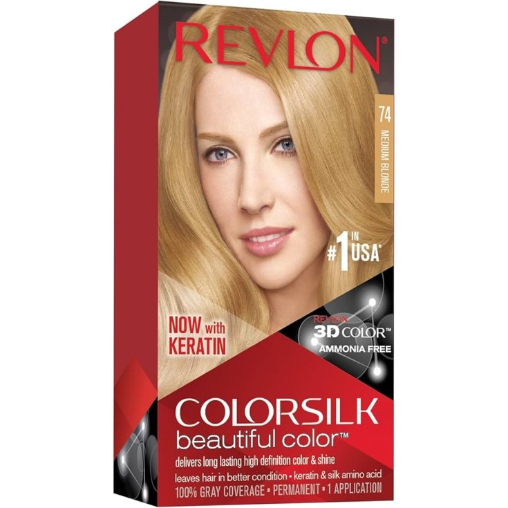 Colorsilk Beautiful Color 74 Biondo Medio Revlon