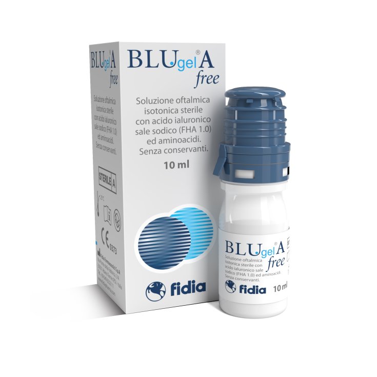 Blu Gel A&nbsp;Free&nbsp;Soluzione Oftalmica Fidia 10ml