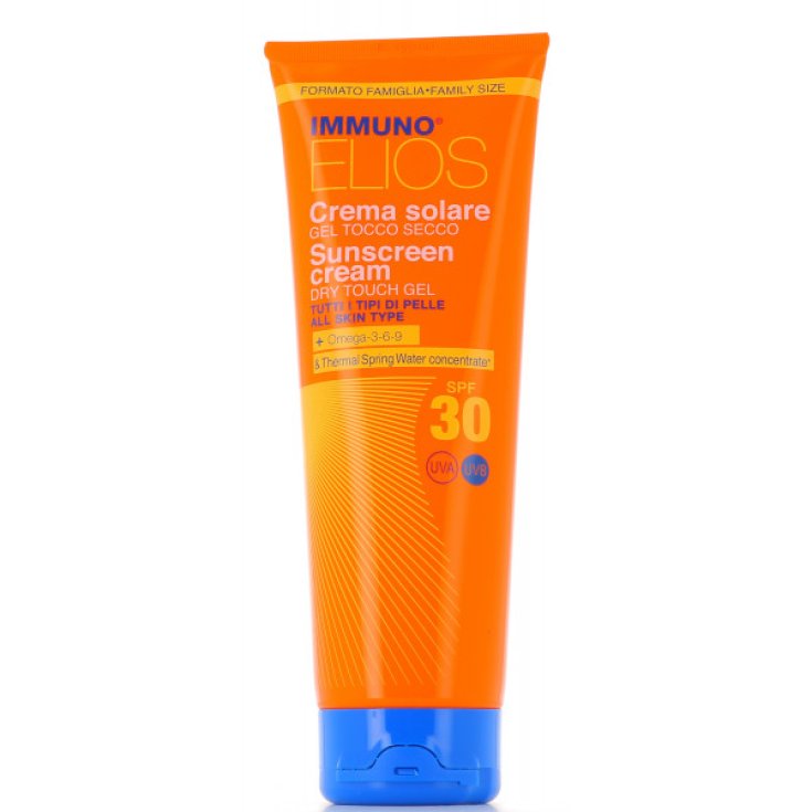 Immuno Elios Crema Solare SPF30 Gel Tocco Secco Morgan Pharma 250ml