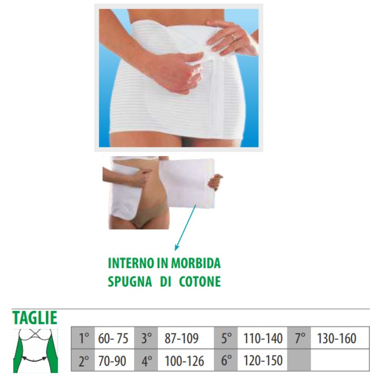 Cintura Elastica Millerighe Post Operatoria Tg.1 Clia Ortho