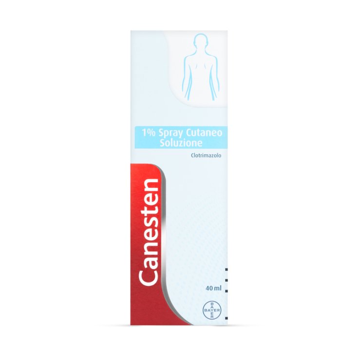 Canesten Spray Cutaneo Antimicotico Antifungino 1%Clotrimazolo 40ml