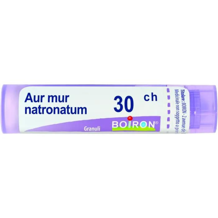 Aurum Muriaticum Natronatum 30CH Boiron 80 Granuli