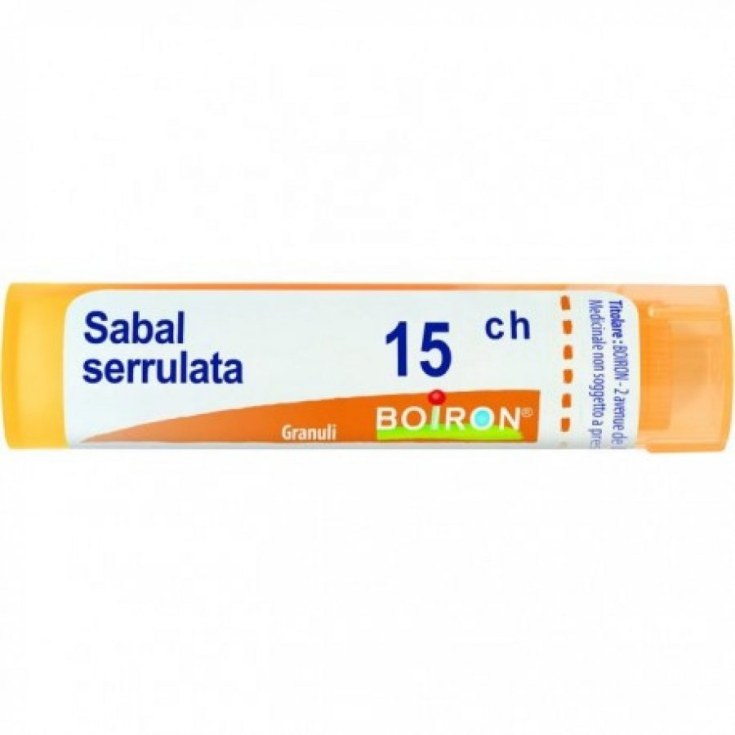 Sabal Serrulata 15CH Boiron 80 Granuli