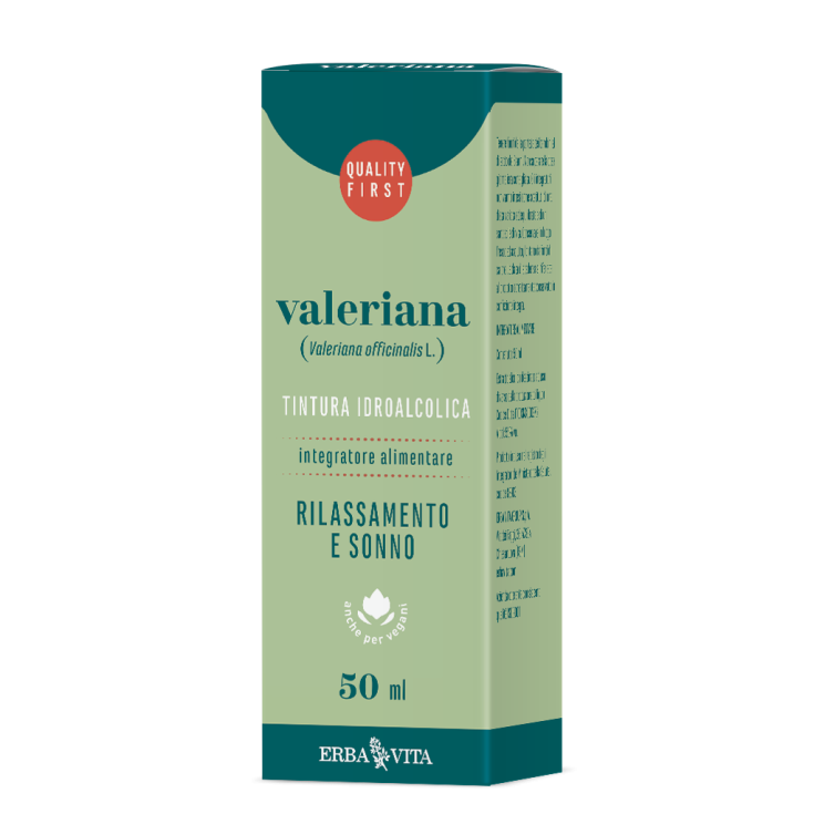 Valeriana Tintura Idroalcolica Erba Vita 50ml