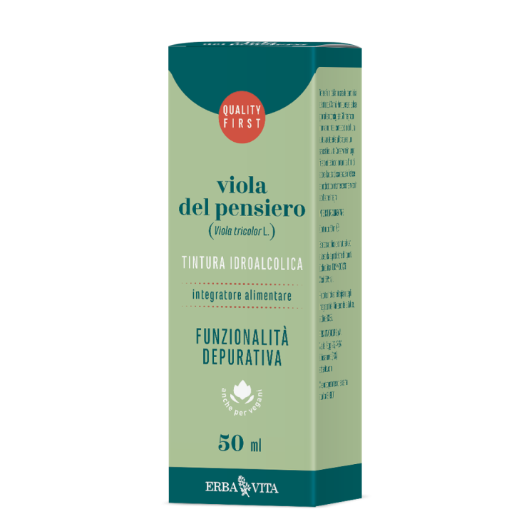 Viola Del Pensiero Tintura Idroalcolica Erba Vita 50ml