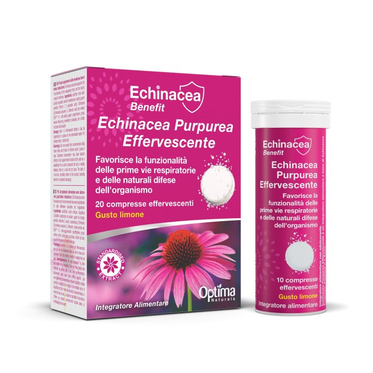Echinacea Purpurea Effervescente Optima Naturals 20 Compresse