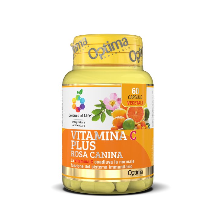 Vitamina C Plus Con Rosa Canina Colours Of Life&reg; Optima Naturals 60 Capsule