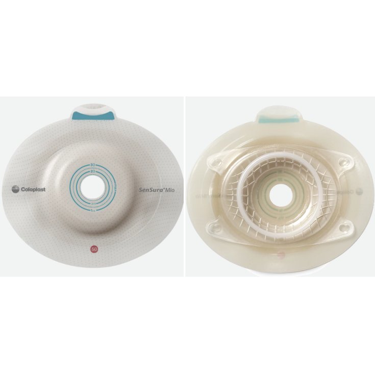 Sensura Mio Convex Light Placca Click 16914&nbsp;Fl 50mm Fo 25mm Coloplast 5 Pezzi