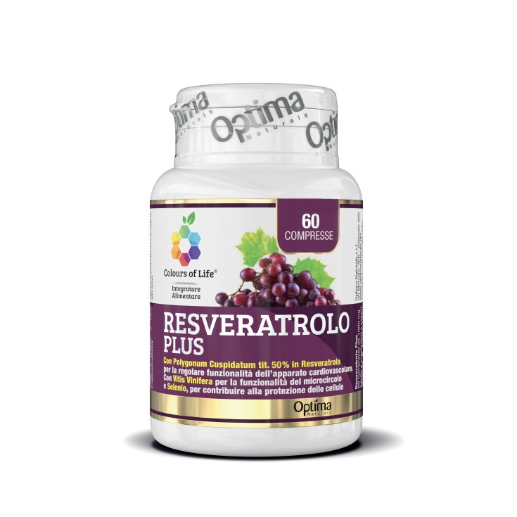 Resveratrolo Plus Colours Of Life&reg; Optima Naturals 60 Compresse
