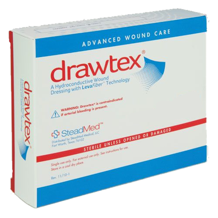 Medicazione Idroconduttiva 10x10cm Drawtex&reg; 10 Pezzi
