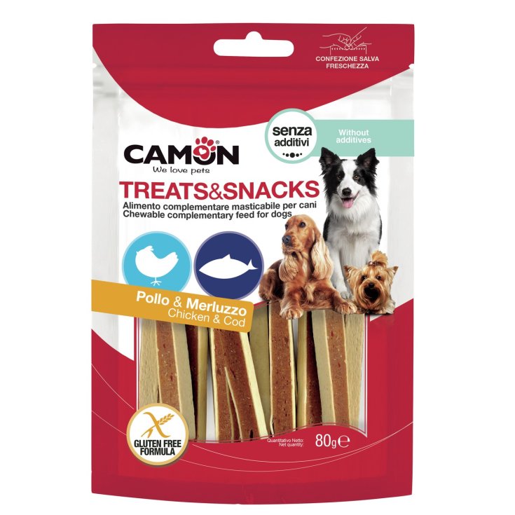 Treats Snacks Soft Pollo & Merluzzo - 80GR