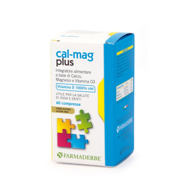 Cal-Mag Plus Farmaderbe 60 Compresse