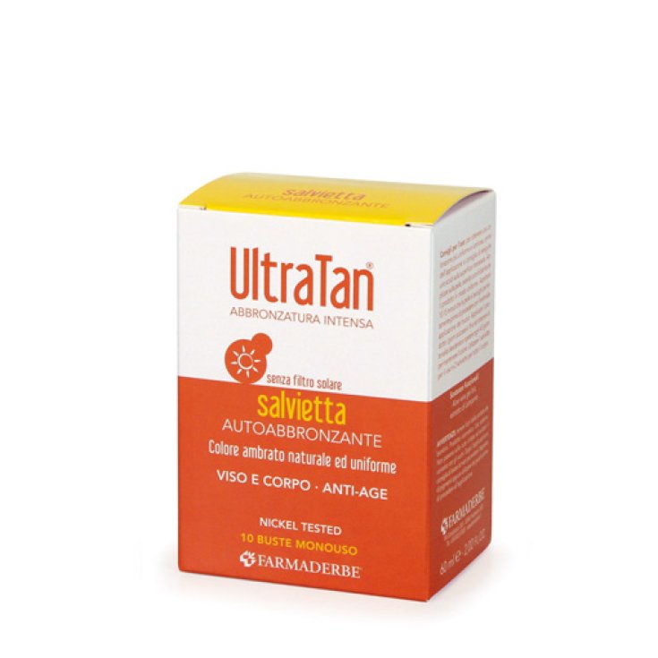 Ultra Tan Senza Filtro Salviette Farmaderbe 10 Buste
